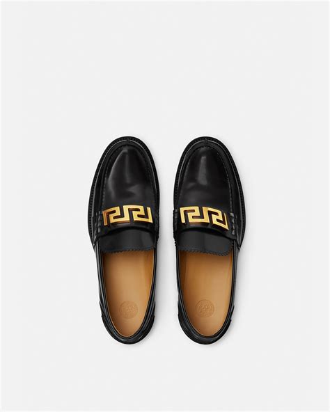 versace greca necklace|versace greca loafers male black.